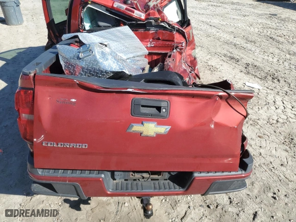 2016 Chevrolet Colorado 2WD WT with VIN 1GCGSBE30G1226650, listed as a Copart auction lot 43701735 with 0 mi miles and Non Repairable. Bid and sale history available at carsss.com. Image 6.