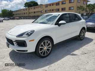 2021 Porsche Cayenne z VIN WP1AA2AY2MDA05988, wystawiony jako Copart lot #59500865 z przebiegiem 33 869 mil mil oraz Szkoda całkowita • Salvage title. Historia ofert i sprzedaży dostępna na DreamBid. Obrazek 1.