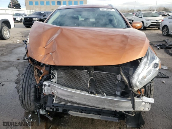 2015 Nissan Murano SV with VIN 5N1AZ2MGXFN279574, listed as a Copart auction lot 86214574 with 73,847 mi miles and Salvage Title. Bid and sale history available at carsss.com. Image 5.