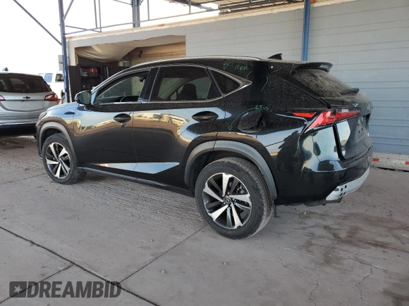 2020 Lexus NX 300 with VIN JTJGARBZ0L5008616, listed as a Copart auction lot 53568655 with 59,370 mi miles and Salvage title. Bid and sale history available at DreamBid. Image 2.