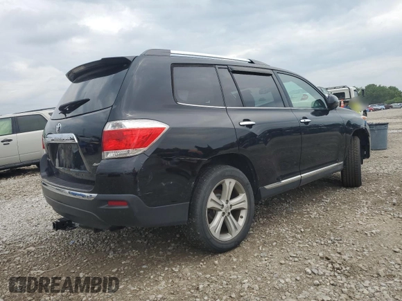 2012 Toyota Highlander Limited with VIN 5TDDK3EH5CS105761, listed as a Copart auction lot 60208055 with 167,190 mi miles and Clean title. Bid and sale history available at DreamBid. Image 3.