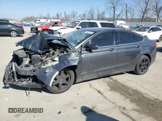 2017 Ford Fusion SE with VIN 3FA6P0H72HR224590, listed as a Copart auction lot 48697825 with 0 mi miles and Salvage Title. Bid and sale history available at carsss.com. Image 1.
