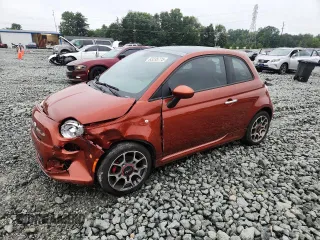 2012 FIAT 500 Sport with VIN 3C3CFFBR3CT366587, listed as a Copart auction lot 63235775 with 209,169 mi miles and Clean title. Bid and sale history available at DreamBid. Image 1.