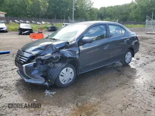 2024 Mitsubishi Mirage ES z VIN ML32FUFJ9RHF02136, wystawiony jako Copart lot #57177705 z przebiegiem 17 929 mil mil oraz Szkoda całkowita • Salvage title. Historia ofert i sprzedaży dostępna na DreamBid. Obrazek 1.