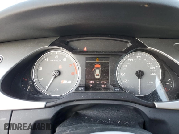 2012 Audi S4 Premium Plus with VIN WAUBGAFL2CA073992, listed as a Copart auction lot 53478355 with 116,406 mi miles and Salvage Title. Bid and sale history available at carsss.com. Image 9.