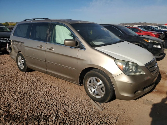 2007 Honda Odyssey EX-L with VIN 5FNRL38657B429817, listed as a Copart auction lot 54777025 with Not Provided miles and Salvage Title. Bid and sale history available at DreamBid. Image 4.