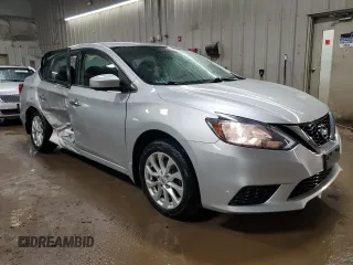 2017 Nissan Sentra SV with VIN 3N1AB7AP7HY212272, listed as a Copart auction lot 50632325 with 83,698 mi miles and Salvage Title. Bid and sale history available at carsss.com. Image 4.