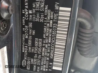 2012 Hyundai Veracruz Limited с VIN KM8NUDCC9CU185133, выставлен на аукционе Copart как лот 61842665 с пробегом 84 016 миль миль и Списание • Salvage title. История ставок и продаж доступна на DreamBid. Изображение 13.