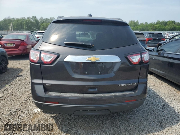 2016 Chevrolet Traverse LT with VIN 1GNKVGKD2GJ318832, listed as a Copart auction lot 59495365 with 125,299 mi miles and Salvage title. Bid and sale history available at DreamBid. Image 6.