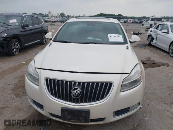 2013 Buick Regal Turbo Premium 1 z VIN 2G4GS5EV2D9220208, wystawiony jako IAAI lot #42281281 z przebiegiem 157 452 mil mil oraz . Historia ofert i sprzedaży dostępna na DreamBid. Obrazek 12.