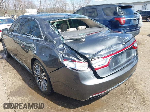 2017 Lincoln Continental Reserve z VIN 1LN6L9RP0H5636532, wystawiony jako IAAI lot #41882280 z przebiegiem 98 733 mil mil oraz . Historia ofert i sprzedaży dostępna na DreamBid. Obrazek 6.