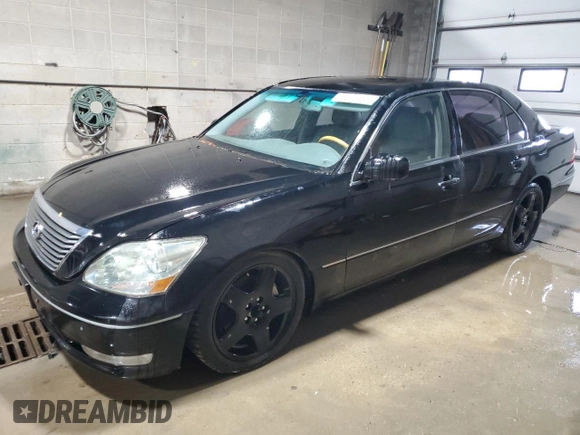 2004 Lexus LS 430 z VIN JTHBN36F940138647, wystawiony jako Copart lot #58376455 z przebiegiem 195 705 mil mil oraz Czysty tytuł • Clean title. Historia ofert i sprzedaży dostępna na DreamBid. Obrazek 1.