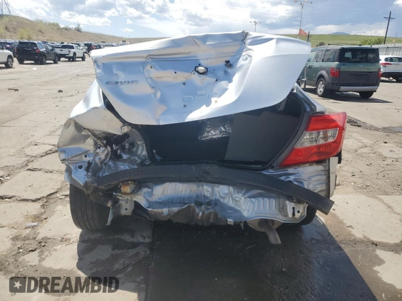 2012 Honda Civic LX с VIN 2HGFB2F55CH313842, выставлен на аукционе Copart как лот 54526265 с пробегом 167 679 миль миль и Списание • Salvage title. История ставок и продаж доступна на DreamBid. Изображение 6.