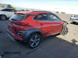 2020 Hyundai Kona Limited with VIN KM8K33A55LU492996, listed as a Copart auction lot 85441664 with 72,357 mi miles and Salvage Title. Bid and sale history available at carsss.com. Image 3.
