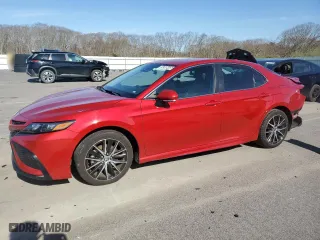 2023 Toyota Camry SE with VIN 4T1G11AK2PU183966, listed as a Copart auction lot 54305455 with 48,881 mi miles and Clean Title. Bid and sale history available at carsss.com. Image 1.