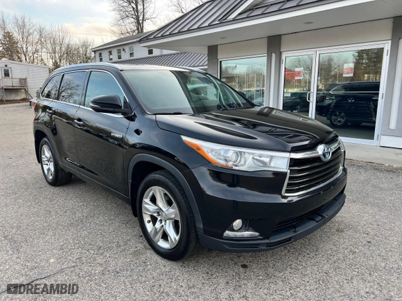 2014 Toyota Highlander Hybrid Limited with VIN 5TDDCRFH5ES006584, listed as a Copart auction lot 49457075 with 206,163 mi miles and Clean Title. Bid and sale history available at carsss.com. Image 1.