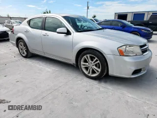 2012 Dodge Avenger SXT with VIN 1C3CDZCB7CN183153, listed as a Copart auction lot 63293725 with 122,681 mi miles and Salvage title. Bid and sale history available at DreamBid. Image 4.