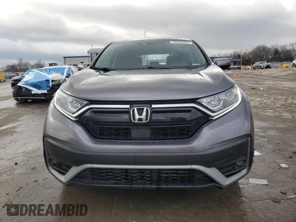 2020 Honda CR-V EX-L with VIN 7FARW1H89LE030842, listed as a Copart auction lot 44244335 with 56,820 mi miles and Salvage Title. Bid and sale history available at carsss.com. Image 5.