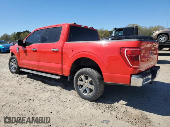 2021 Ford F-150 XL with VIN 1FTEW1C58MKD06889, listed as a Copart auction lot 50171705 with 88,932 mi miles and Salvage title. Bid and sale history available at DreamBid. Image 2.