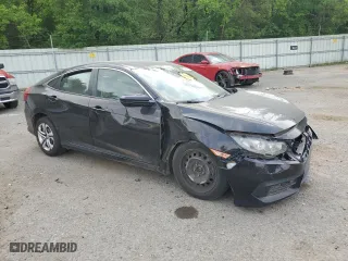 2018 Honda Civic Sedan LX with VIN 2HGFC2F50JH582244, listed as a Copart auction lot 53786895 with 0 mi miles and Salvage Title. Bid and sale history available at carsss.com. Image 4.
