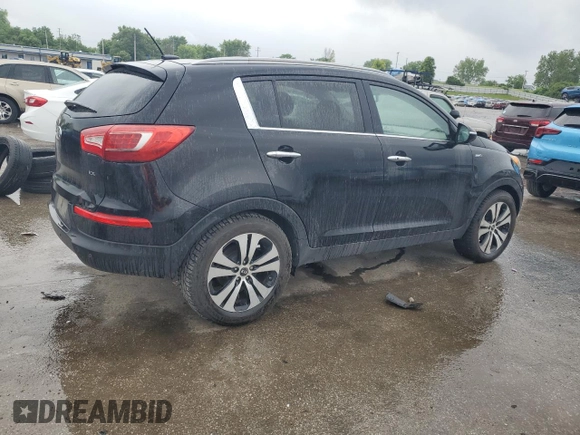 2012 Kia Sportage EX with VIN KNDPCCA21C7240564, listed as a Copart auction lot 58931445 with 235,045 mi miles and Clean title. Bid and sale history available at DreamBid. Image 3.