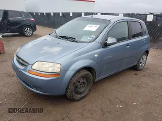 2006 Chevrolet Aveo LS with VIN KL1TD66616B563708, listed as a IAAI auction lot 41543322 with 120,824 mi miles and . Bid and sale history available at DreamBid. Image 17.
