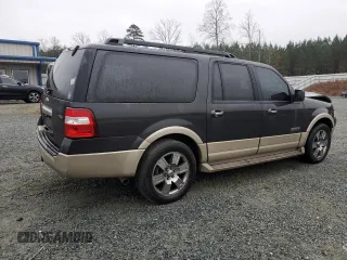 2007 Ford Expedition Max Eddie Bauer z VIN 1FMFK17537LA64565, wystawiony jako Copart lot #42621655 z przebiegiem 280 566 mil mil oraz Szkoda całkowita • Salvage title. Historia ofert i sprzedaży dostępna na DreamBid. Obrazek 3.