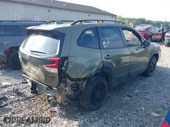 2022 Subaru Forester Wilderness with VIN JF2SKAMCXNH525719, listed as a IAAI auction lot 42601122 with 37,065 mi miles and . Bid and sale history available at DreamBid. Image 4.
