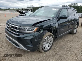 2021 Volkswagen Atlas SEL with VIN 1V2BP2CA5MC583463, listed as a Copart auction lot 48106493 with 37,275 mi miles and . Bid and sale history available at DreamBid. Image 1.
