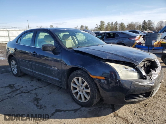 2008 Mercury Milan with VIN 3MEHM07Z18R651689, listed as a Copart auction lot 44490245 with 162,311 mi miles and Salvage Title. Bid and sale history available at carsss.com. Image 4.