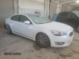 2015 Kia Cadenza Premium with VIN KNALN4D72F5194052, listed as a Copart auction lot 46160655 with 188,667 mi miles and Salvage Title. Bid and sale history available at carsss.com. Image 4.