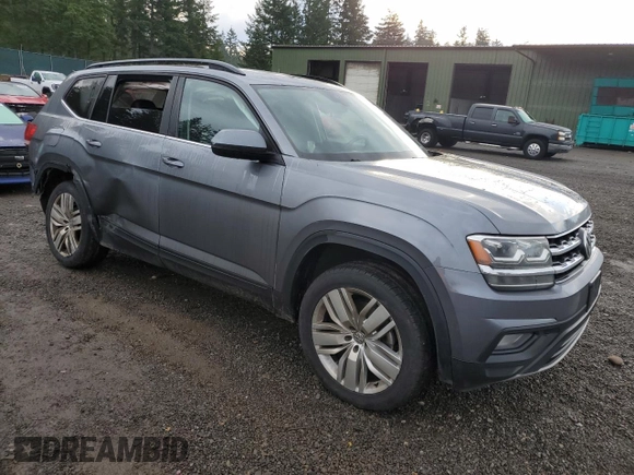 2020 Volkswagen Atlas SE with VIN 1V2UR2CA2LC502422, listed as a Copart auction lot 84052564 with 52,750 mi miles and Salvage title. Bid and sale history available at DreamBid. Image 4.