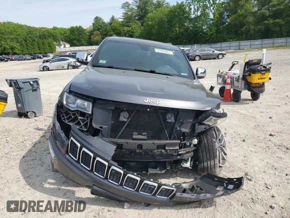 2017 Jeep Grand Cherokee Limited with VIN 1C4RJFBG5HC787443, listed as a Copart auction lot 57476865 with 80,075 mi miles and Salvage title. Bid and sale history available at DreamBid. Image 5.