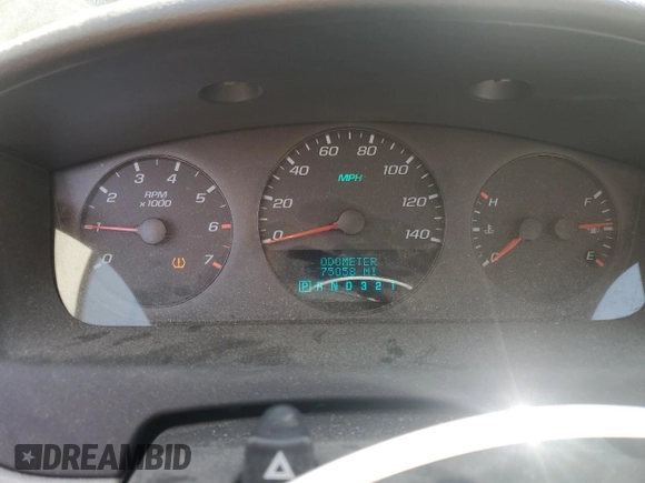 2007 Chevrolet Impala LS with VIN 2G1WB58N879379159, listed as a Copart auction lot 51202185 with 75,058 mi miles and Clean Title. Bid and sale history available at DreamBid. Image 9.