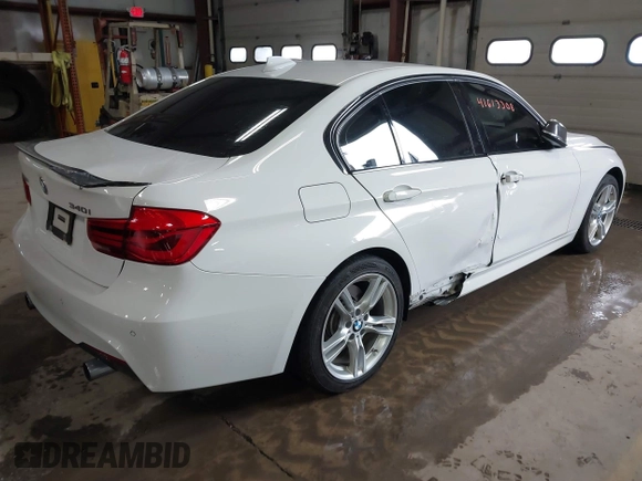 2017 BMW 3 Series 340i xDrive with VIN WBA8B7G55HNU37351, listed as a IAAI auction lot 41613308 with 102,280 mi miles and . Bid and sale history available at DreamBid. Image 4.