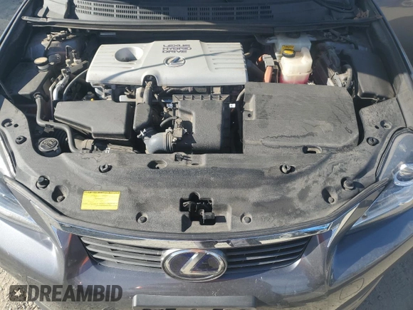 2013 Lexus CT 200h with VIN JTHKD5BH8D2167566, listed as a Copart auction lot 63440655 with 93,424 mi miles and Salvage title. Bid and sale history available at DreamBid. Image 11.