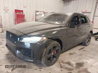 2017 Jaguar F-Pace S with VIN SADCM2BV7HA488752, listed as a IAAI auction lot 41755134 with 46,052 mi miles and . Bid and sale history available at DreamBid. Image 6.
