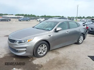 2016 Kia Optima LX with VIN 5XXGT4L37GG019897, listed as a IAAI auction lot 42582213 with 90,318 mi miles and . Bid and sale history available at DreamBid. Image 2.