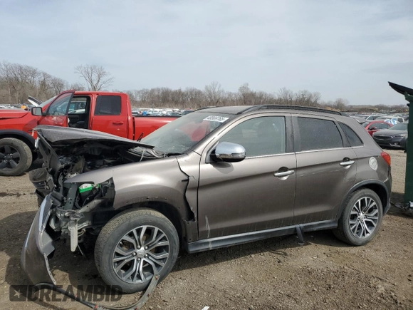 2016 Mitsubishi Outlander SEL with VIN JA4AR4AW4GZ051344, listed as a Copart auction lot 48569765 with 109,588 mi miles and Salvage title. Bid and sale history available at DreamBid. Image 1.