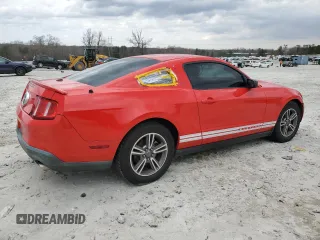 2012 Ford Mustang V6 Premium with VIN 1ZVBP8AM0C5228850, listed as a Copart auction lot 46645355 with 206,999 mi miles and Salvage Title. Bid and sale history available at carsss.com. Image 3.