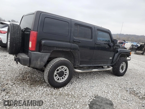 2008 Hummer H3 SUV with VIN 5GTEN13E188114275, listed as a Copart auction lot 81418254 with 196,190 mi miles and Salvage Title. Bid and sale history available at DreamBid. Image 3.
