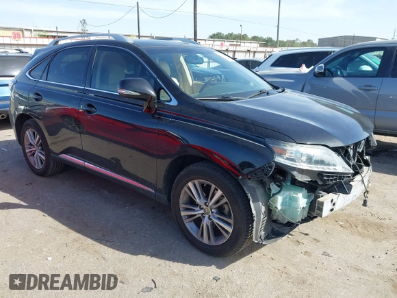 2015 Lexus RX 350 with VIN 2T2ZK1BA7FC176373, listed as a IAAI auction lot 41840645 with 104,856 mi miles and . Bid and sale history available at carsss.com. Image 1.