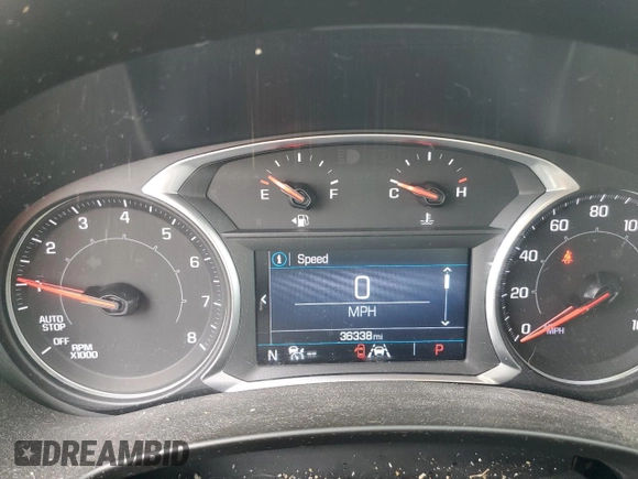 2021 GMC Terrain SLE with VIN 3GKALMEV2ML319887, listed as a Copart auction lot 59270305 with 36,338 mi miles and Salvage title. Bid and sale history available at DreamBid. Image 9.