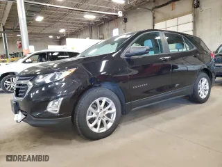 2020 Chevrolet Equinox LS with VIN 2GNAXSEV0L6112557, listed as a Copart auction lot 52434695 with 153,298 mi miles and Salvage Title. Bid and sale history available at carsss.com. Image 1.