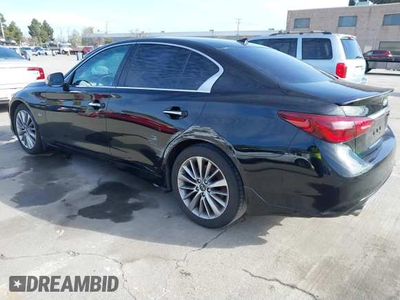 2018 Infiniti Q50 Sport with VIN JN1EV7AP6JM366702, listed as a IAAI auction lot 41852058 with 60,472 mi miles and . Bid and sale history available at carsss.com. Image 3.