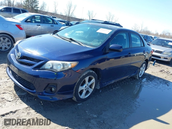 2011 Toyota Corolla L with VIN 2T1BU4EE2BC543528, listed as a IAAI auction lot 41661976 with 118,547 mi miles. Bid and sale history available at carsss.com. Image 2.