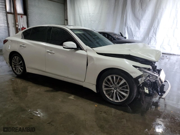 2018 Infiniti Q50 3.0t SPORT with VIN JN1EV7ARXJM440317, listed as a Copart auction lot 79900954 with NaN miles and Clean Title. Bid and sale history available at carsss.com. Image 4.