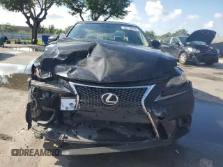 2014 Lexus IS 250 with VIN JTHBF1D22E5029775, listed as a Copart auction lot 56781875 with 127,395 mi miles and Salvage title. Bid and sale history available at DreamBid. Image 5.