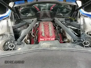 2023 Chevrolet Corvette 3LT с VIN 1G1YC2D41P5127543, выставлен на аукционе Copart как лот 70307905 с пробегом 23 053 миль миль и Списание • Salvage title. История ставок и продаж доступна на DreamBid. Изображение 14.