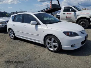 2004 Mazda 3 s with VIN JM1BK343441177997, listed as a Copart auction lot 49168845 with 26,654 mi miles and Salvage Title. Bid and sale history available at DreamBid. Image 4.